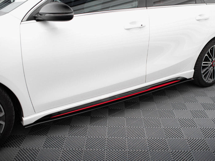 Maxton Design - STREET PRO SIDE SKIRTS DIFFUSERS KIA CEED GT MK3 / PROCEED MK1