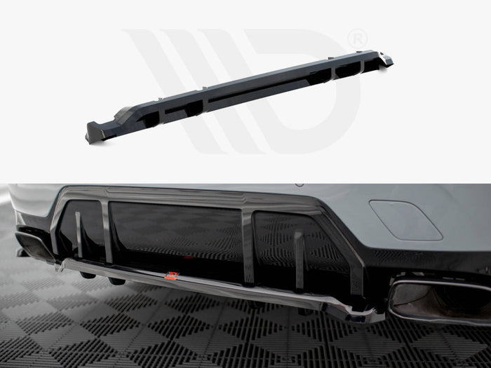 BMW M340i G20 / G21 Facelift Central Rear Splitter (Vertical Bars) V.1 - Maxton Design