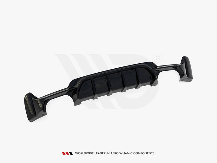 BMW 4 Coupe / Gran Coupe / Cabrio M-Pack F32 / F36 / F33 (Version with dual exhausts on both sides) Rear Valance - Maxton Design