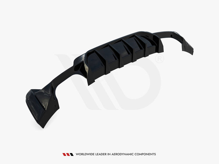 BMW 4 Coupe / Gran Coupe / Cabrio M-Pack F32 / F36 / F33 (Version with dual exhausts on both sides) Rear Valance - Maxton Design