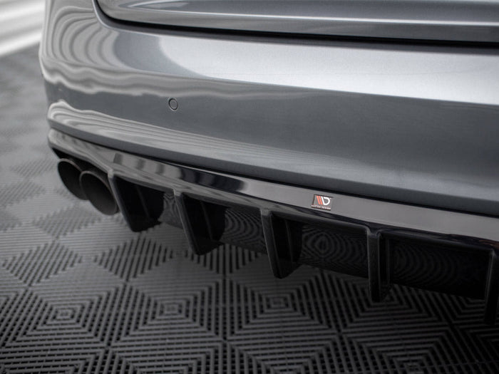 Maxton Design - Rear Valance Audi A5 Coupe 8T Facelift (Version with dual exhausts on one side)