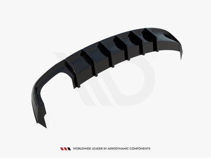 Maxton Design - Rear Valance Audi A5 Coupe 8T Facelift (Version with dual exhausts on one side)