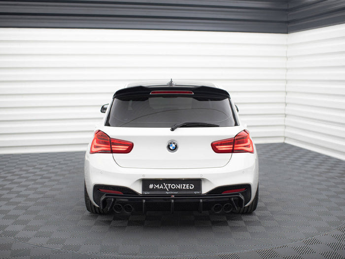 BMW 1 M-Pack / M140i F20 Facelift (Version with dual exhausts on both sides) Rear Valance V.3 - Maxton Design