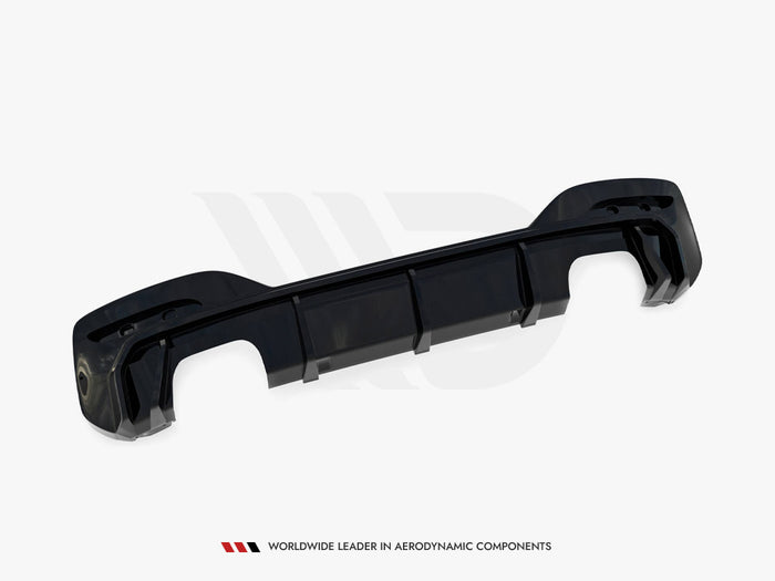 BMW 1 M-Pack / M140i F20 Facelift (Version with dual exhausts on both sides) Rear Valance V.3 - Maxton Design