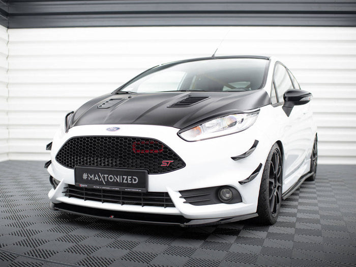Maxton Design - Front Bumper Wings (Canards) Ford Fiesta ST Mk7 Facelift