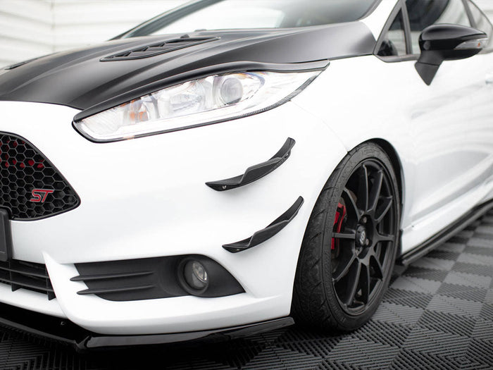 Maxton Design - Front Bumper Wings (Canards) Ford Fiesta ST Mk7 Facelift