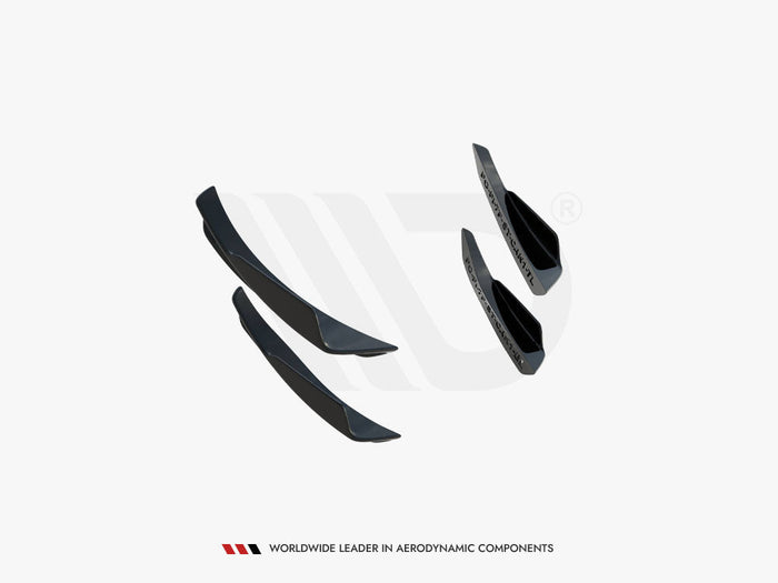 Maxton Design - Front Bumper Wings (Canards) Ford Fiesta ST Mk7 Facelift