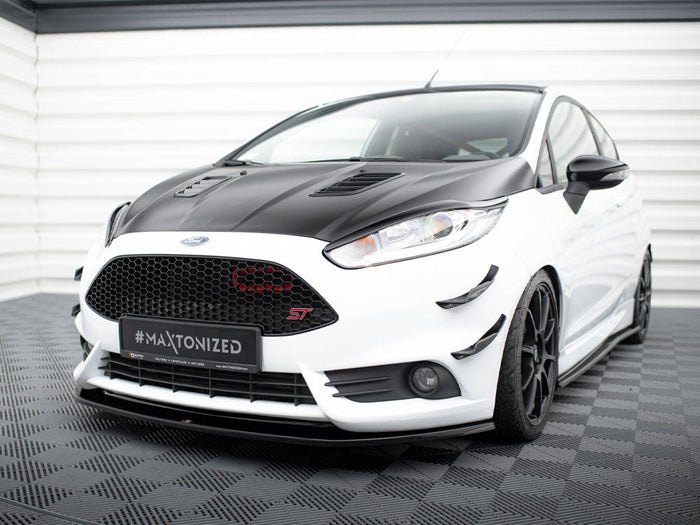 Maxton Design - FRONT SPLITTER V.2 FIESTA MK7 ST FACELIFT 2013-UP