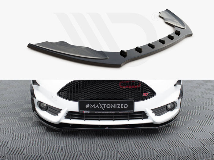 Maxton Design - FRONT SPLITTER V.1 FIESTA MK7 ST FACELIFT 2013-2017