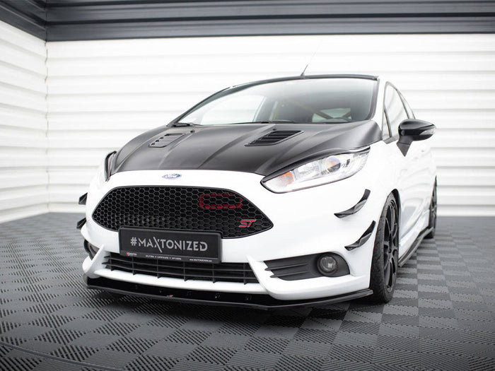 Maxton Design - FRONT SPLITTER V.1 FIESTA MK7 ST FACELIFT 2013-2017