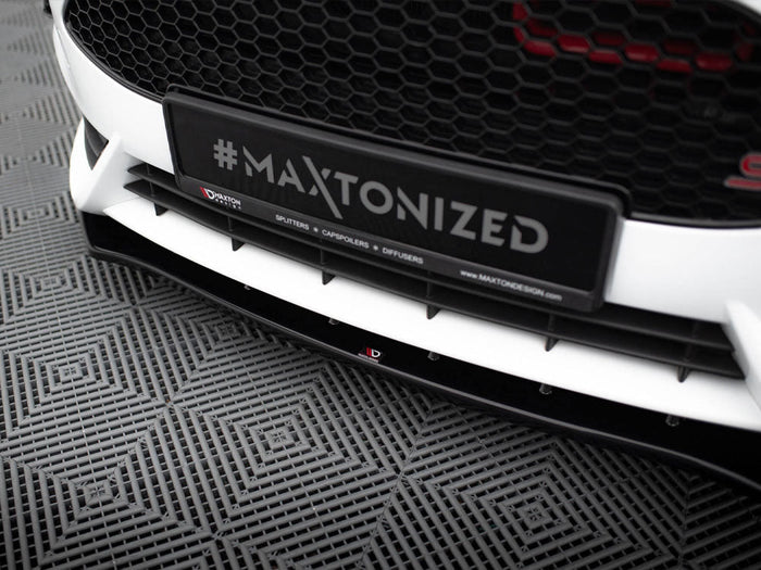 Maxton Design - FRONT SPLITTER V.1 FIESTA MK7 ST FACELIFT 2013-2017