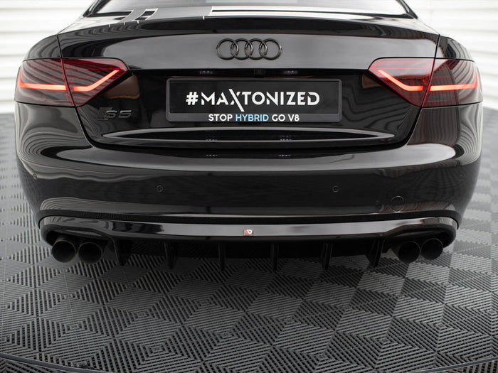 Audi S5 / A5 S-Line Coupe / Cabrio 8T Rear Valance - Maxton Design