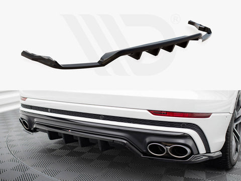 Audi SQ8 Mk1 Central Rear Splitter (Vertical Bars) V.2 - Maxton Design