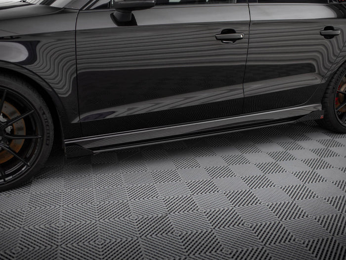 Audi RS3 Sedan 8V Facelift Side Flaps - Maxton Design