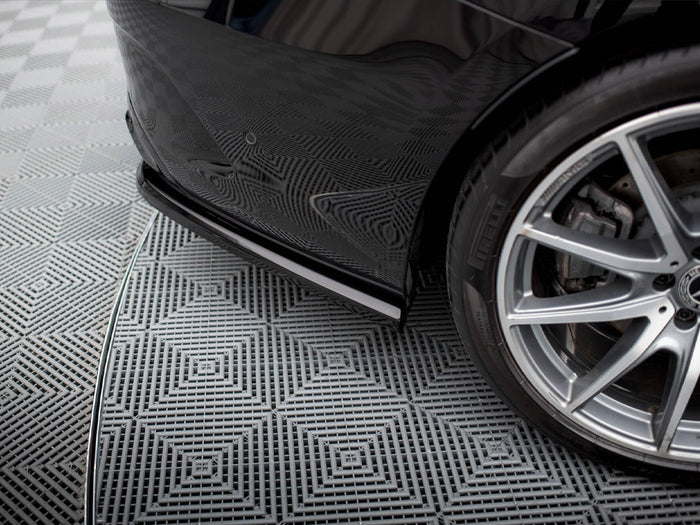 Rear Splitter (Vertical Bars) Mercedes-Benz S Coupe AMG-Line C217 Facelift - Maxton Design