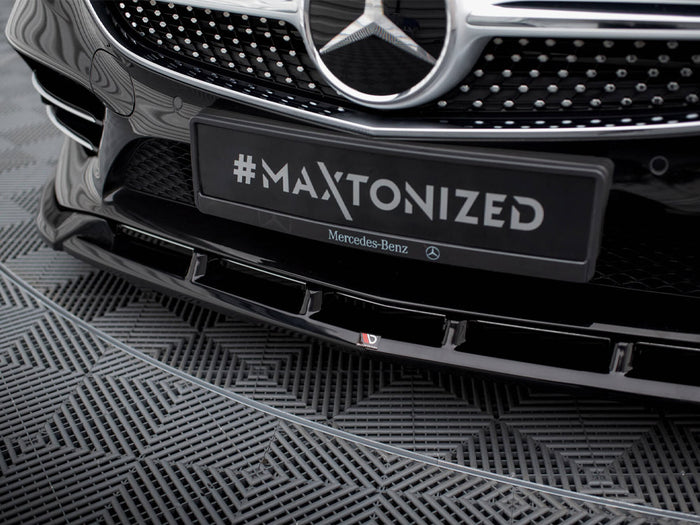 Front Splitter V.2 Mercedes-Benz S Coupe AMG-Line C217 Facelift - Maxton Design