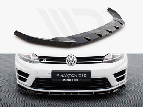 Volkswagen Golf R / R-Line Mk7 Front Splitter V.5 - Maxton Design