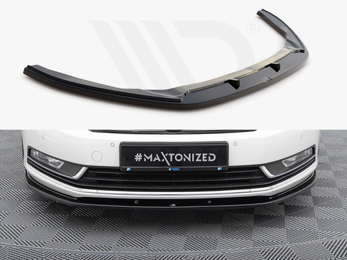 Volkswagen Passat B7 Front Splitter V.2 - Maxton Design