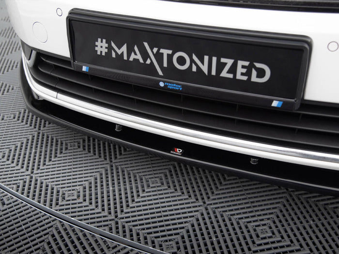 Volkswagen Passat B7 Front Splitter V.2 - Maxton Design