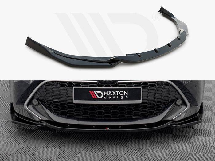 Maxton Design - FRONT SPLITTER V2 TOYOTA COROLLA MK12 TOURING SPORTS/ HATCHBACK (2019-2023)