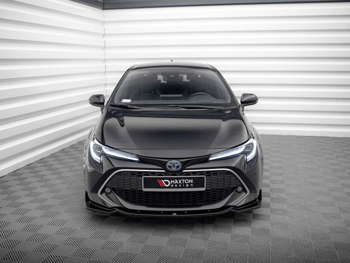 Maxton Design - FRONT SPLITTER V2 TOYOTA COROLLA MK12 TOURING SPORTS/ HATCHBACK (2019-2023)