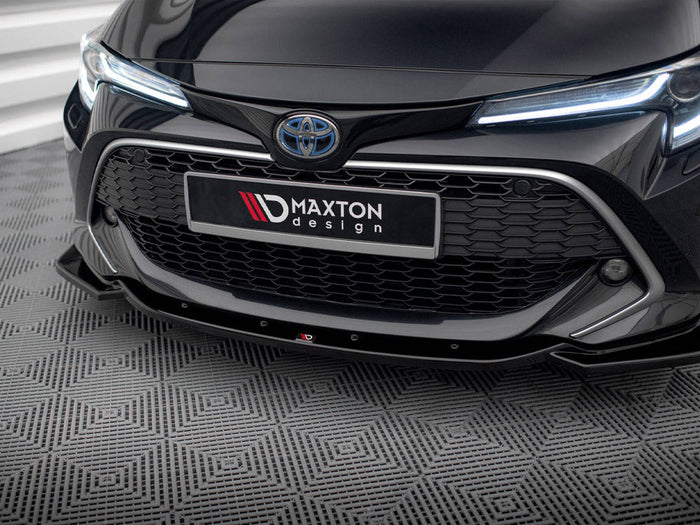 Maxton Design - FRONT SPLITTER V2 TOYOTA COROLLA MK12 TOURING SPORTS/ HATCHBACK (2019-2023)