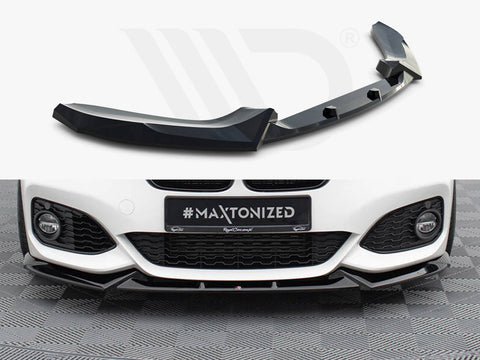 BMW 1 M-Pack / M140i F20 Facelift Front Splitter V.5 - Maxton Design
