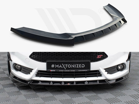 Ford Fiesta ST Mk7 Facelift Front Splitter V.6 - Maxton Design