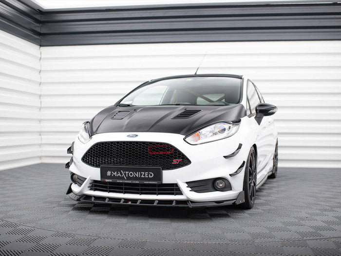Maxton Design - FRONT SPLITTER V.6 + FLAPS FORD FIESTA ST MK7 FACELIFT
