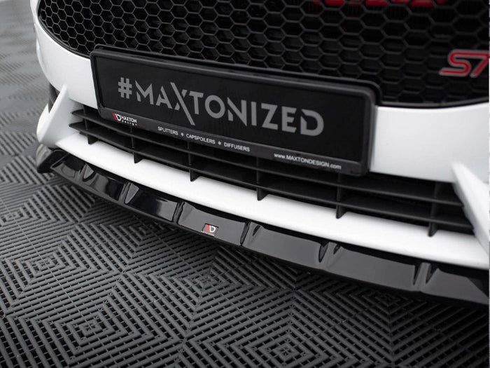 Maxton Design - FRONT SPLITTER V.6 + FLAPS FORD FIESTA ST MK7 FACELIFT