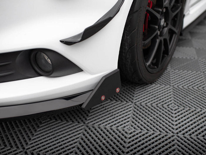 Maxton Design - FRONT SPLITTER V.6 + FLAPS FORD FIESTA ST MK7 FACELIFT