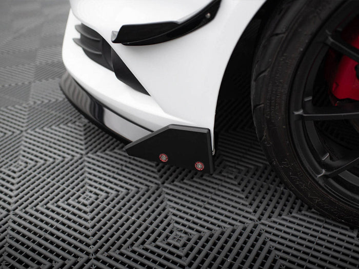 Maxton Design - FRONT SPLITTER V.6 + FLAPS FORD FIESTA ST MK7 FACELIFT