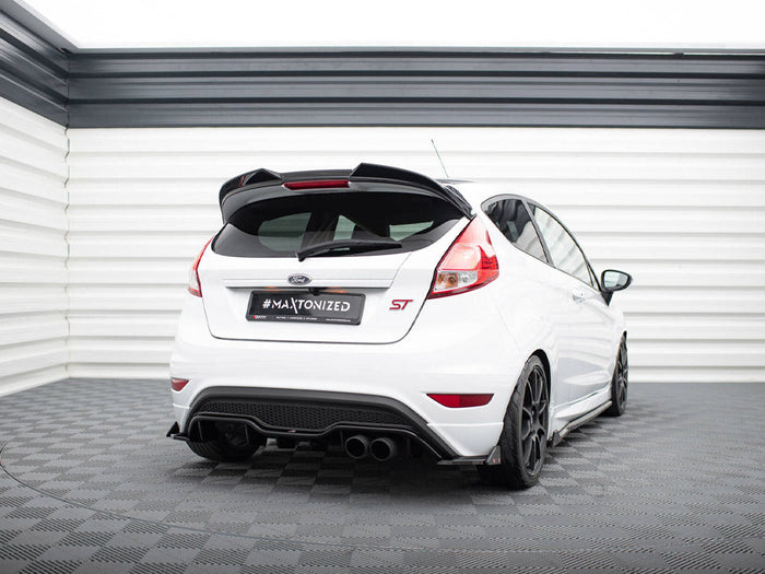 Maxton Design - REAR SIDE SPLITTERS V.3 + FLAPS FORD FIESTA ST MK7 FACELIFT