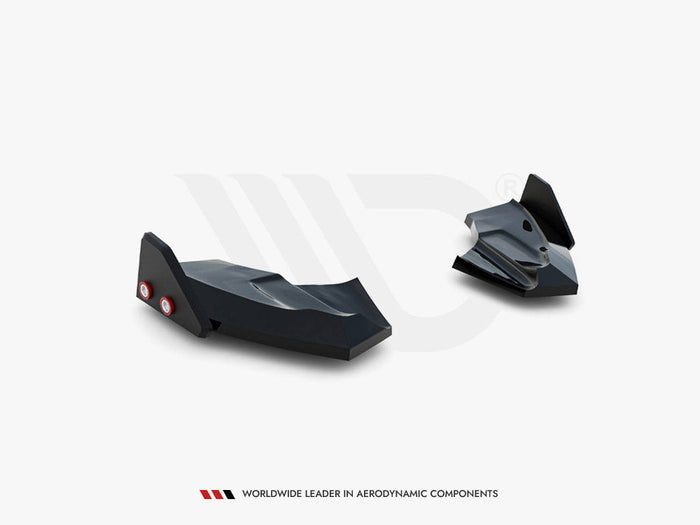 Maxton Design - REAR SIDE SPLITTERS V.3 + FLAPS FORD FIESTA ST MK7 FACELIFT