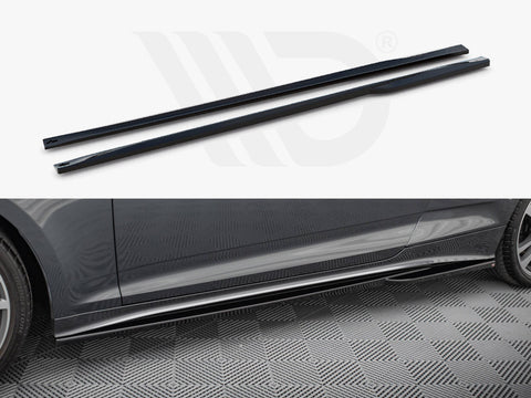 Audi S5 Coupe / A5 S-Line Coupe F5 Facelift Side Skirts Diffusers - Maxton Design