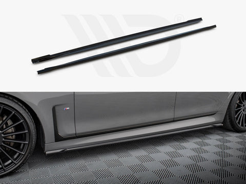 BMW 7 M-Pack G11 Side Skirts Diffusers V.2 - Maxton Design