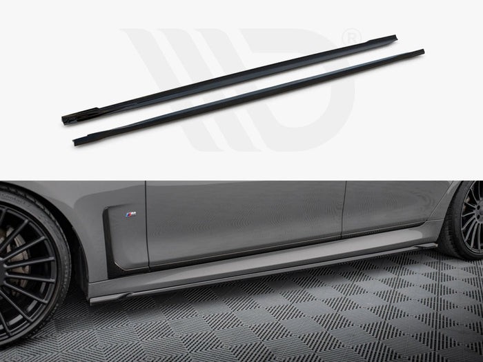 BMW 7 M-Pack G11 Side Skirts Diffusers V.2 - Maxton Design