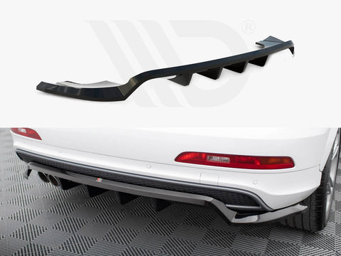 Audi Q3 S-Line 8U Rear Splitter (Vertical Bars) - Maxton Design
