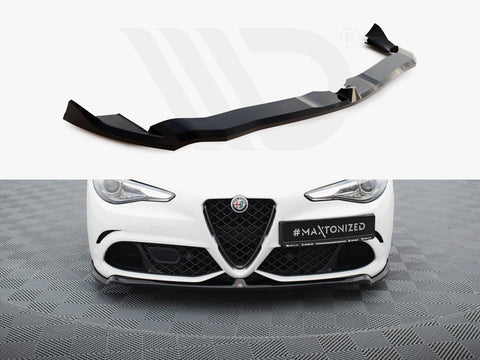 Front Splitter Alfa Romeo Giulia Quadrifoglio - Maxton Design