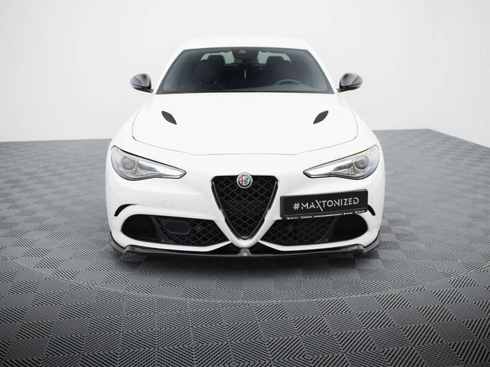 Front Splitter Alfa Romeo Giulia Quadrifoglio - Maxton Design