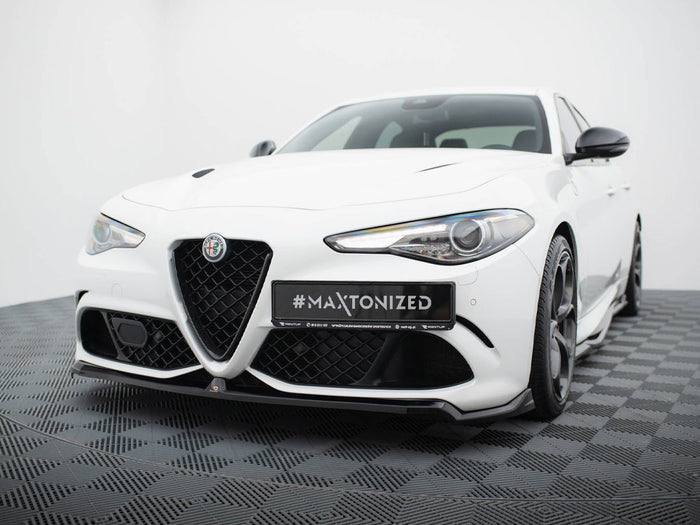 Front Splitter Alfa Romeo Giulia Quadrifoglio - Maxton Design