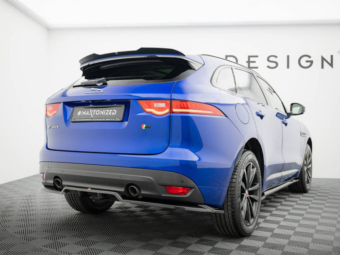 Jaguar F-Pace R-Sport Mk1 Central Rear Splitter (Vertical Bars) - Maxton Design