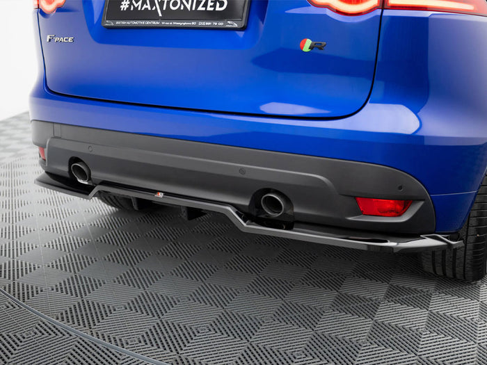 Jaguar F-Pace R-Sport Mk1 Central Rear Splitter (Vertical Bars) - Maxton Design