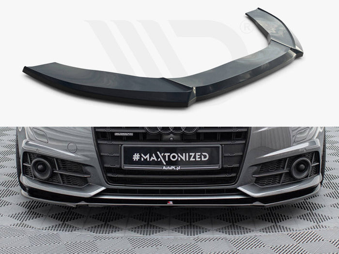 Maxton Design - Front Splitter V.1 Audi A6 / A6 C7 S-Line / S6 C7 Facelift