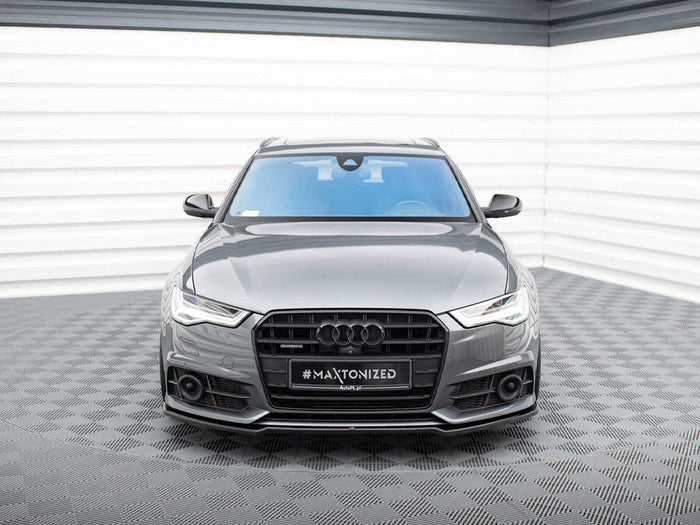 Maxton Design - Front Splitter V.2 Audi A6 / A6 C7 S-Line / S6 C7 Facelift