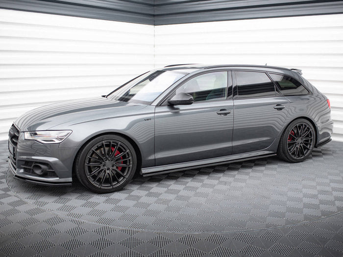 Maxton Design - SIDE SKIRT DIFFUSERS AUDI S6/ A6 S-LINE C7 FACELIFT