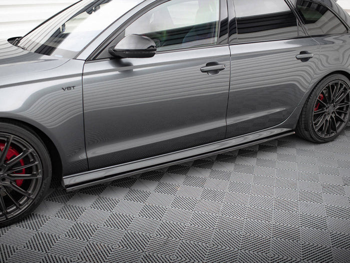 Maxton Design - SIDE SKIRT DIFFUSERS AUDI S6/ A6 S-LINE C7 FACELIFT