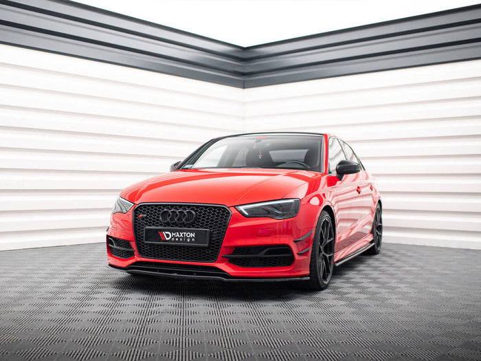 Maxton Design - Front Bumper Wings (Canards) Audi S3 / A3 S-Line 8V Sedan / Cabrio