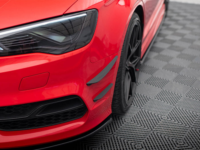 Maxton Design - Front Bumper Wings (Canards) Audi S3 / A3 S-Line 8V Sedan / Cabrio