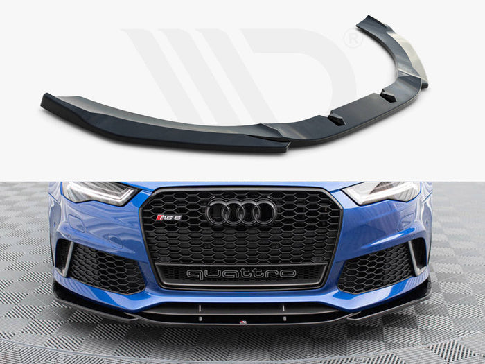 Maxton Design - FRONT SPLITTER V3 AUDI RS6 C7 (2013-2017)